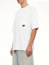 Work Libet Pocket T-Shirt in White
