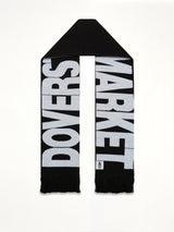 DSM Football Knit Scarf in Black