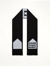 DSM Football Knit Scarf in Black