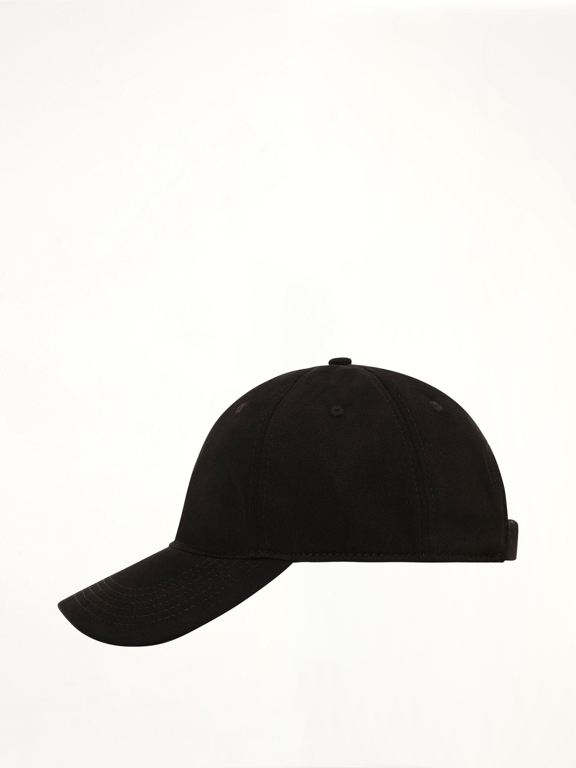 Woven Hut Cap in Black