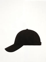 Woven Hut Cap in Black