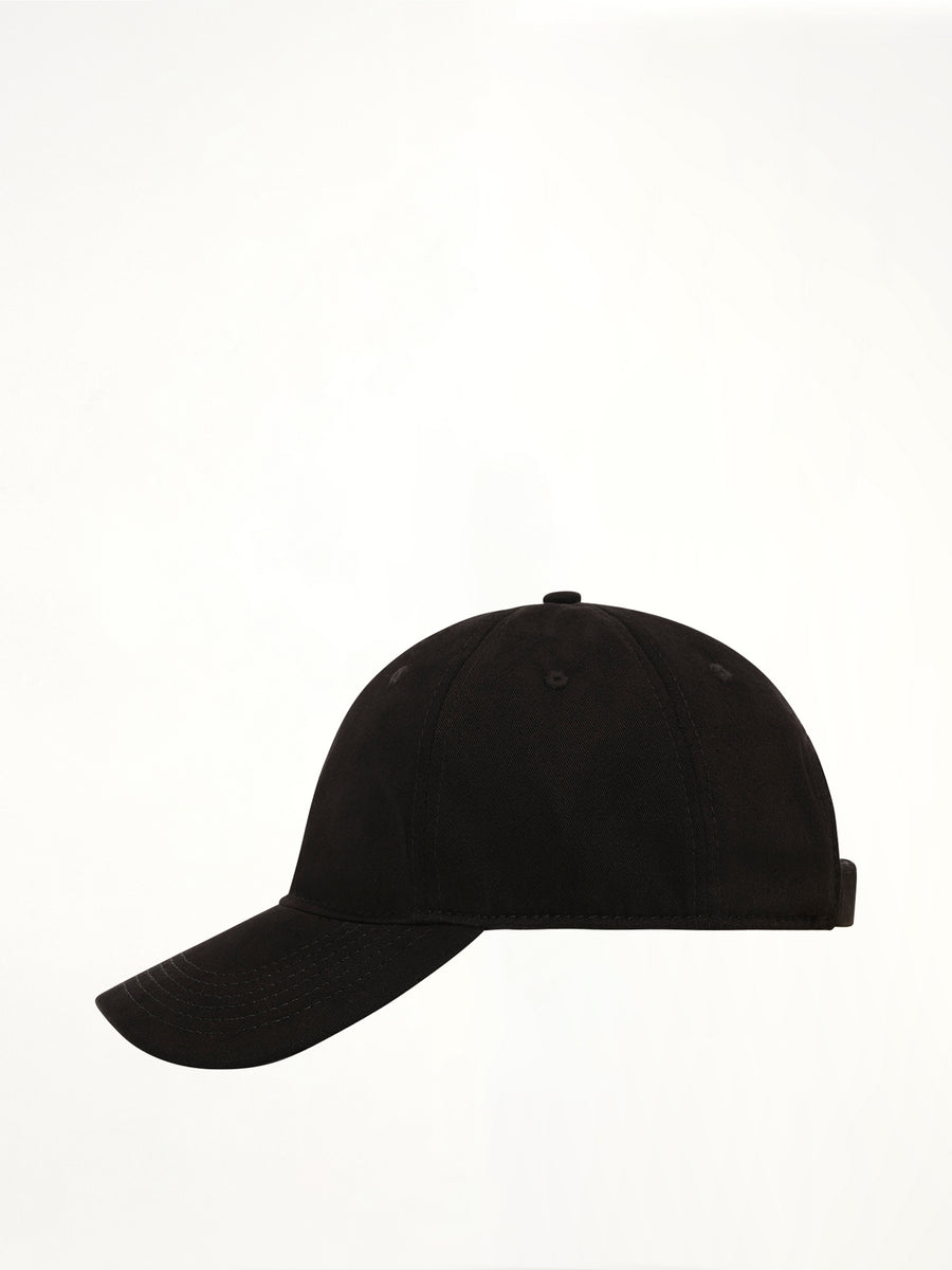 Woven Hut Cap in Black
