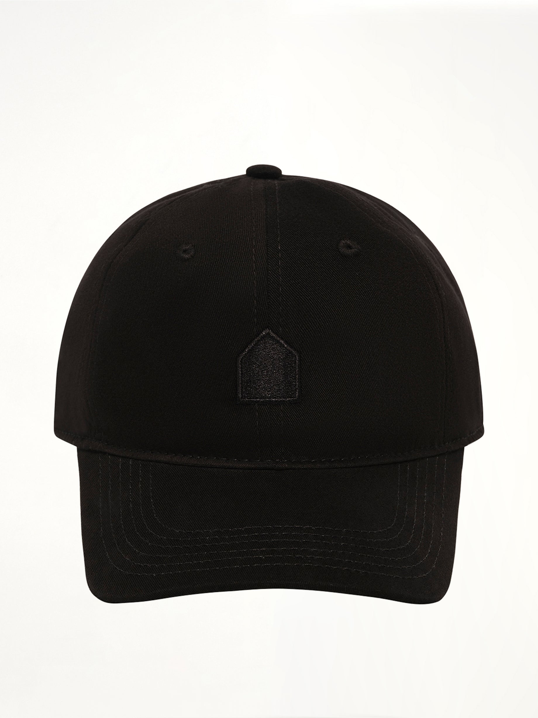 Woven Hut Cap in Black