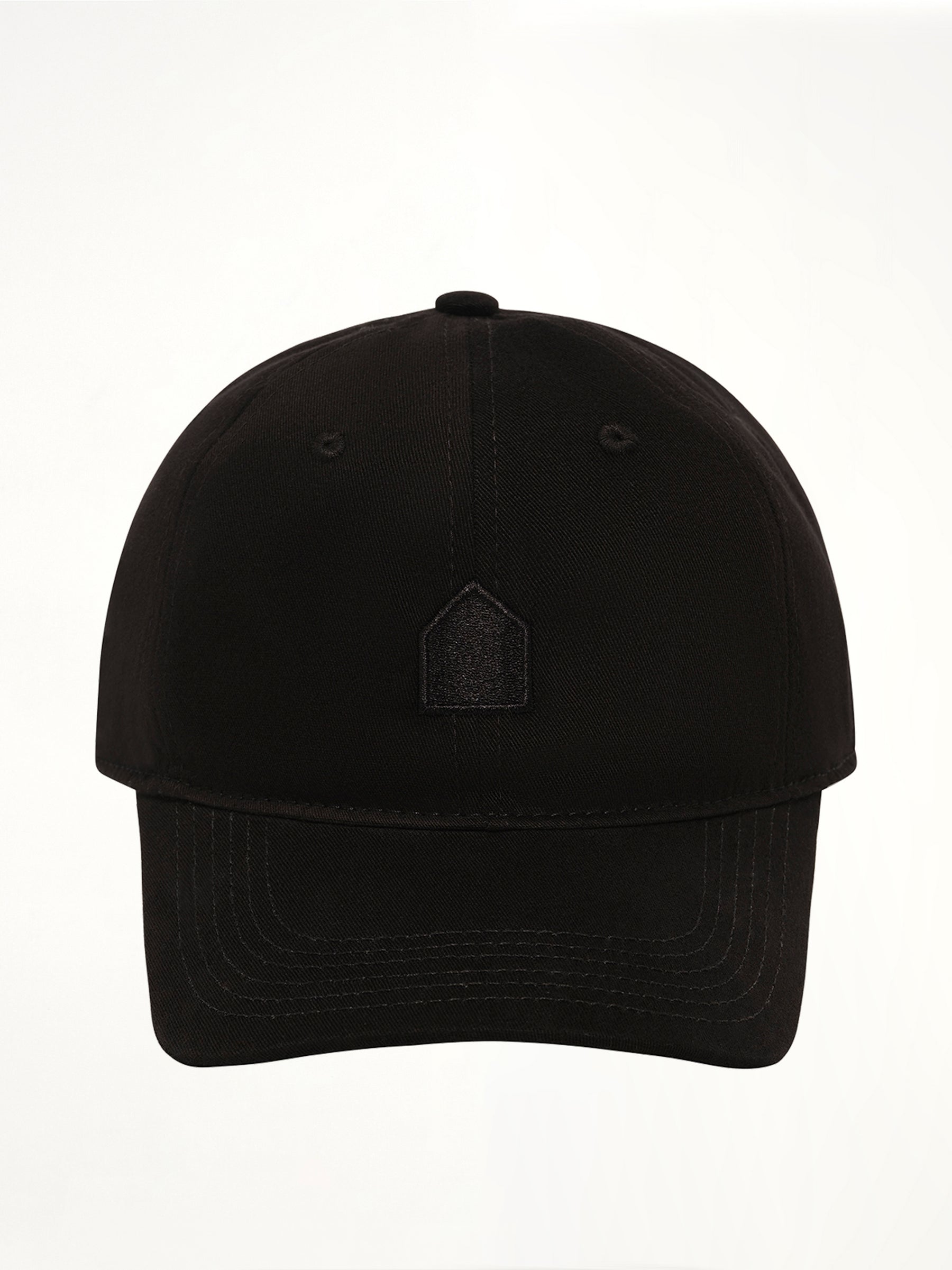 Woven Hut Cap in Black