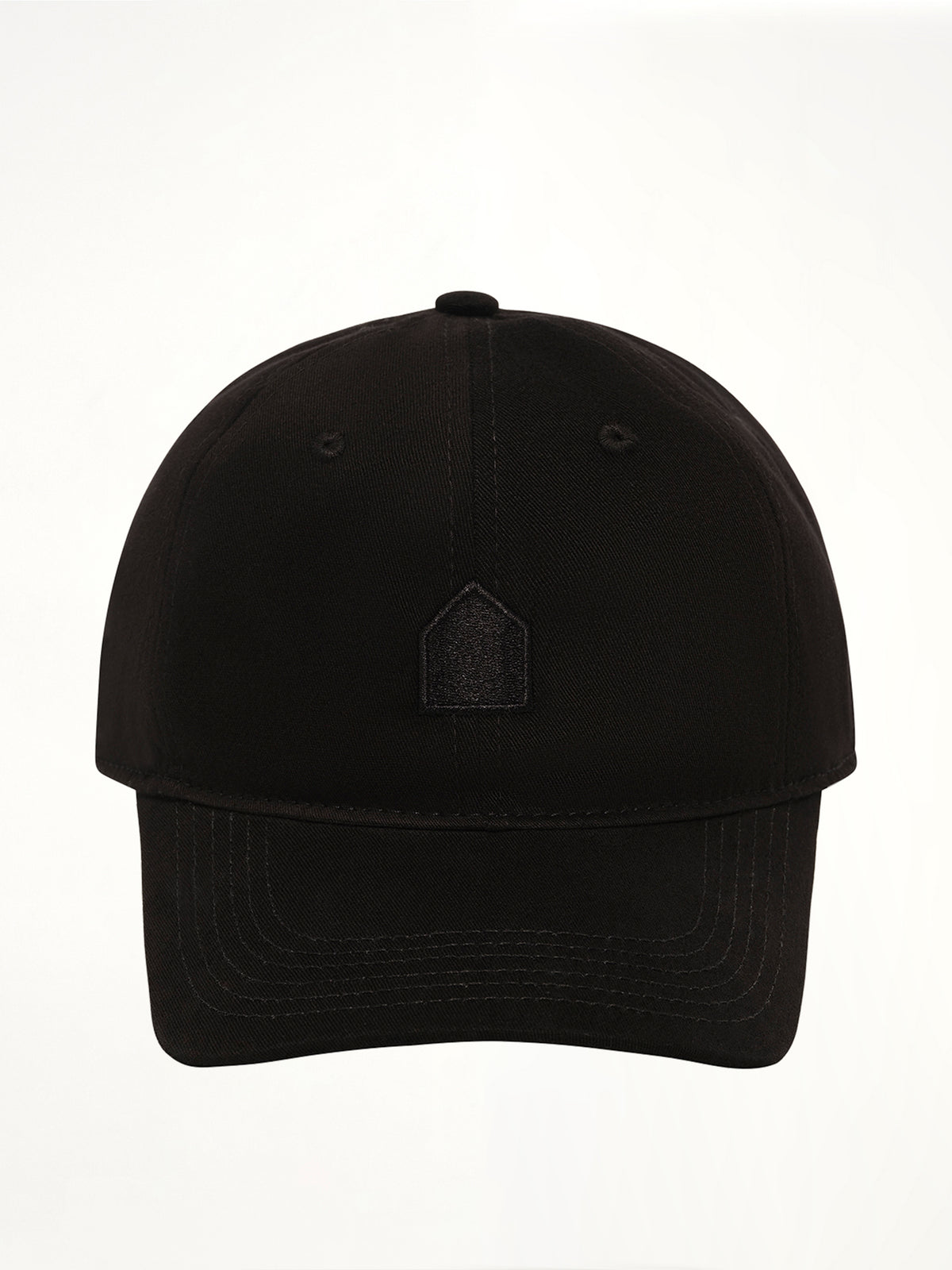 Woven Hut Cap in Black