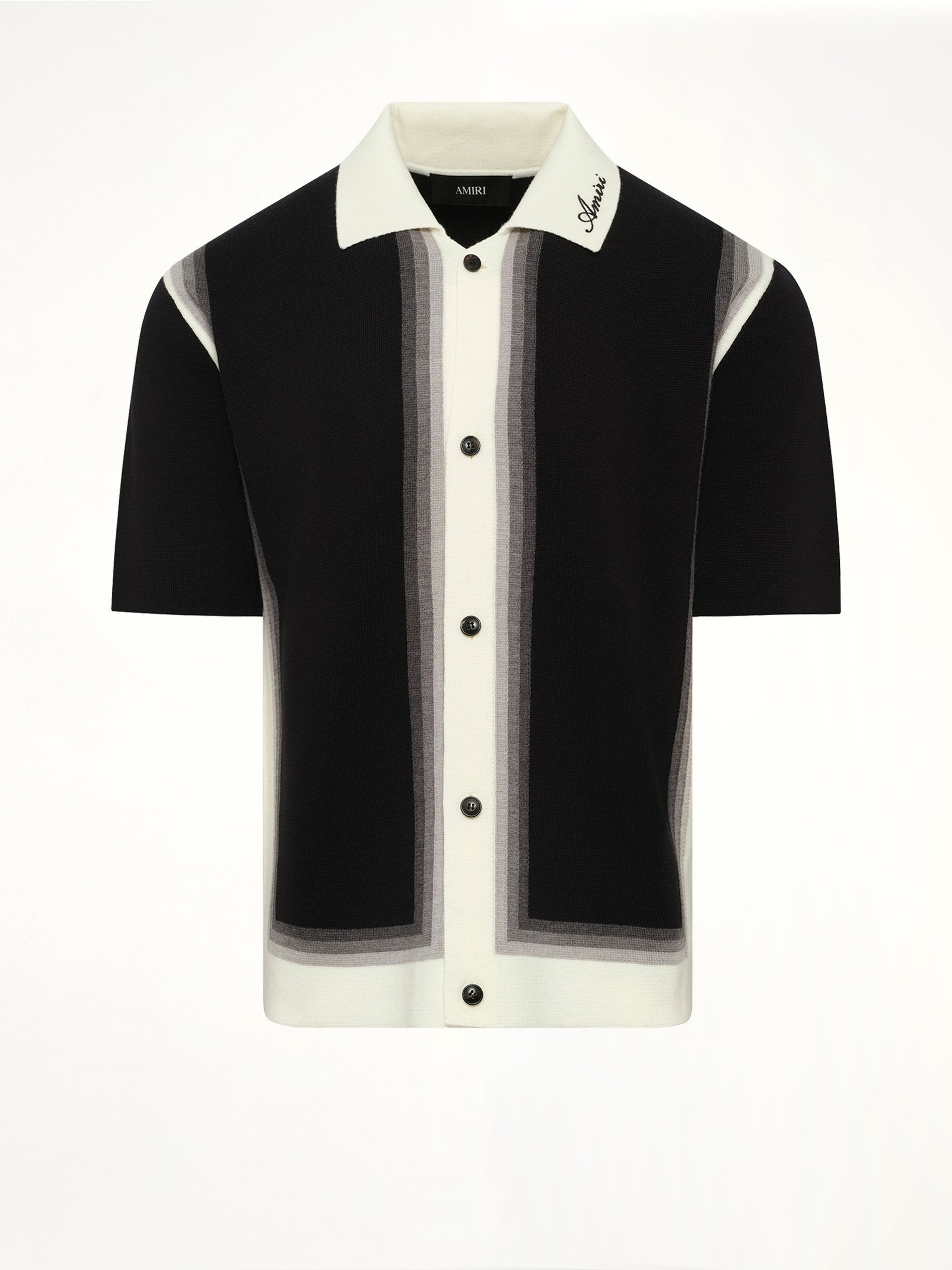 Amiri Lasso Knit Shirt in Black