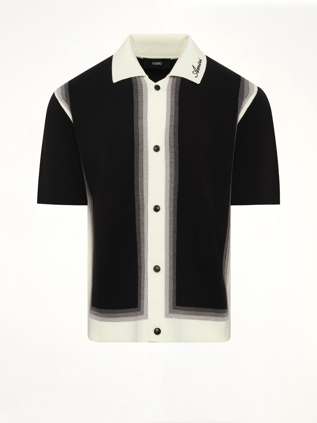 Amiri Lasso Knit Shirt in Black
