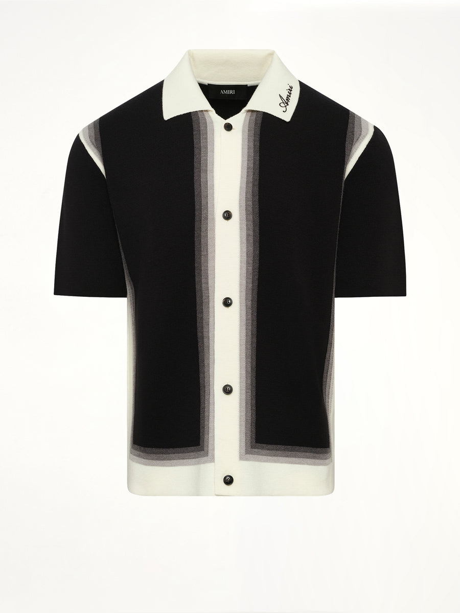 Amiri Lasso Knit Shirt in Black