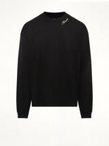 Amiri Script LS T-Shirt in Black
