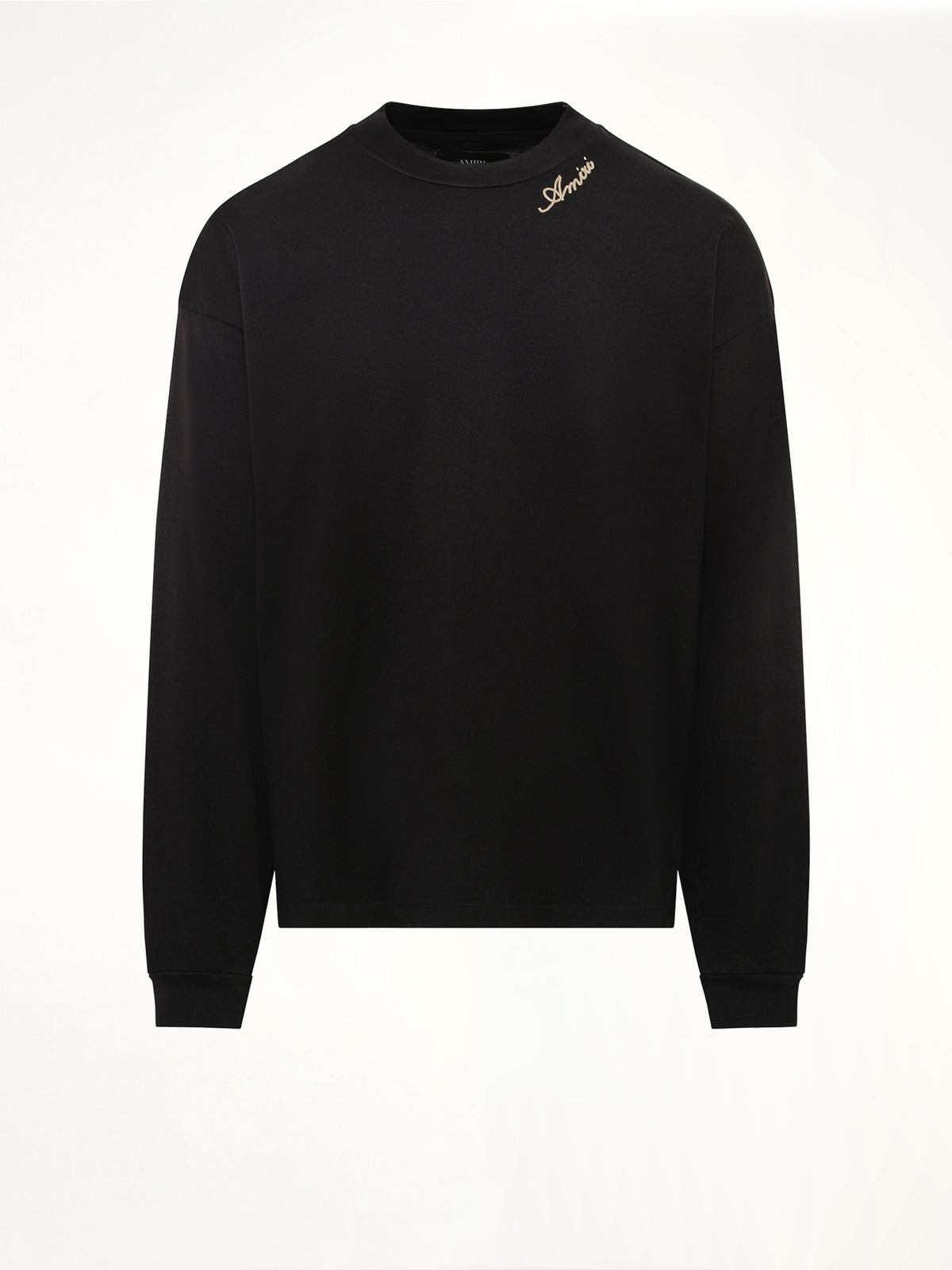 Amiri Script LS T-Shirt in Black