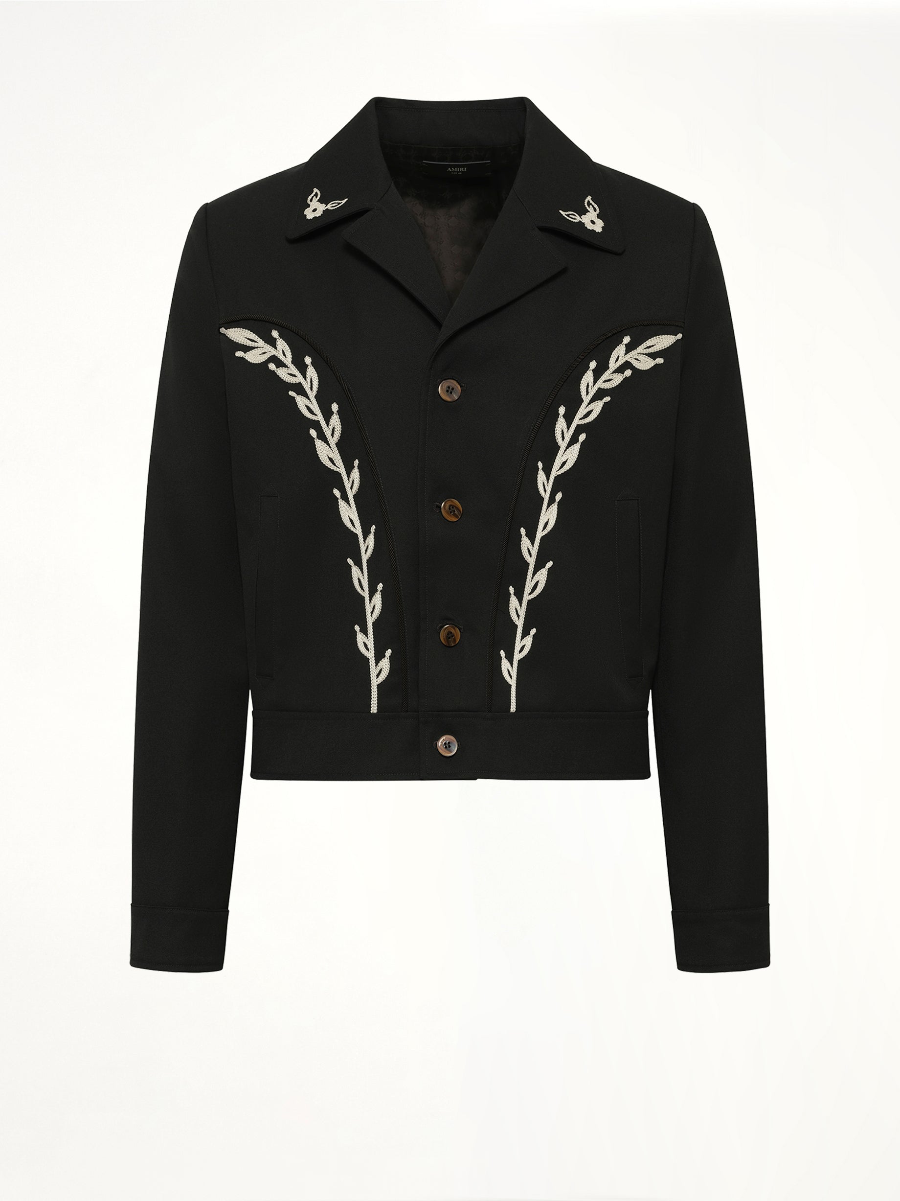 Cadet Western Jacket in Black