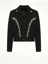 Cadet Western Jacket in Black