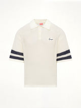 Crochet Polo in Off White
