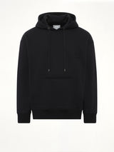 Flower Print Hoodie in Black