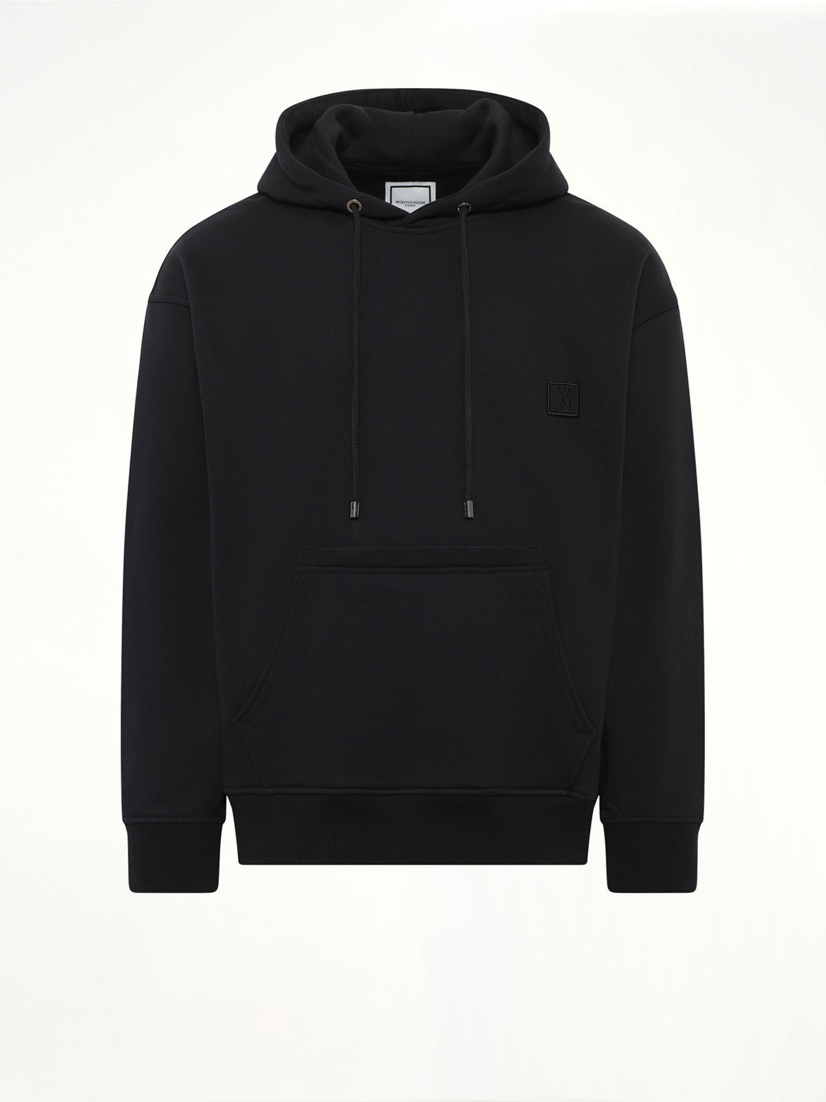 Flower Print Hoodie in Black
