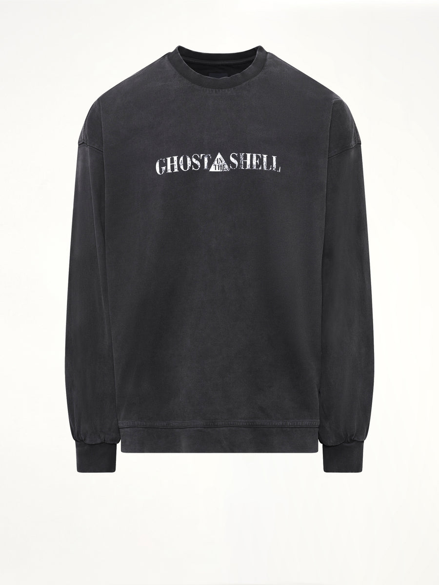 Ghost In The Shell Collab Overfit T-Shirt in Ash