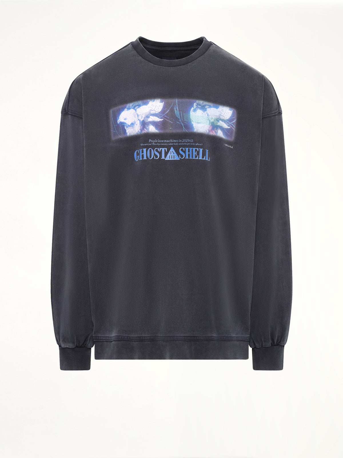 Ghost In The Shell Collab Overfit T-Shirt in Navy