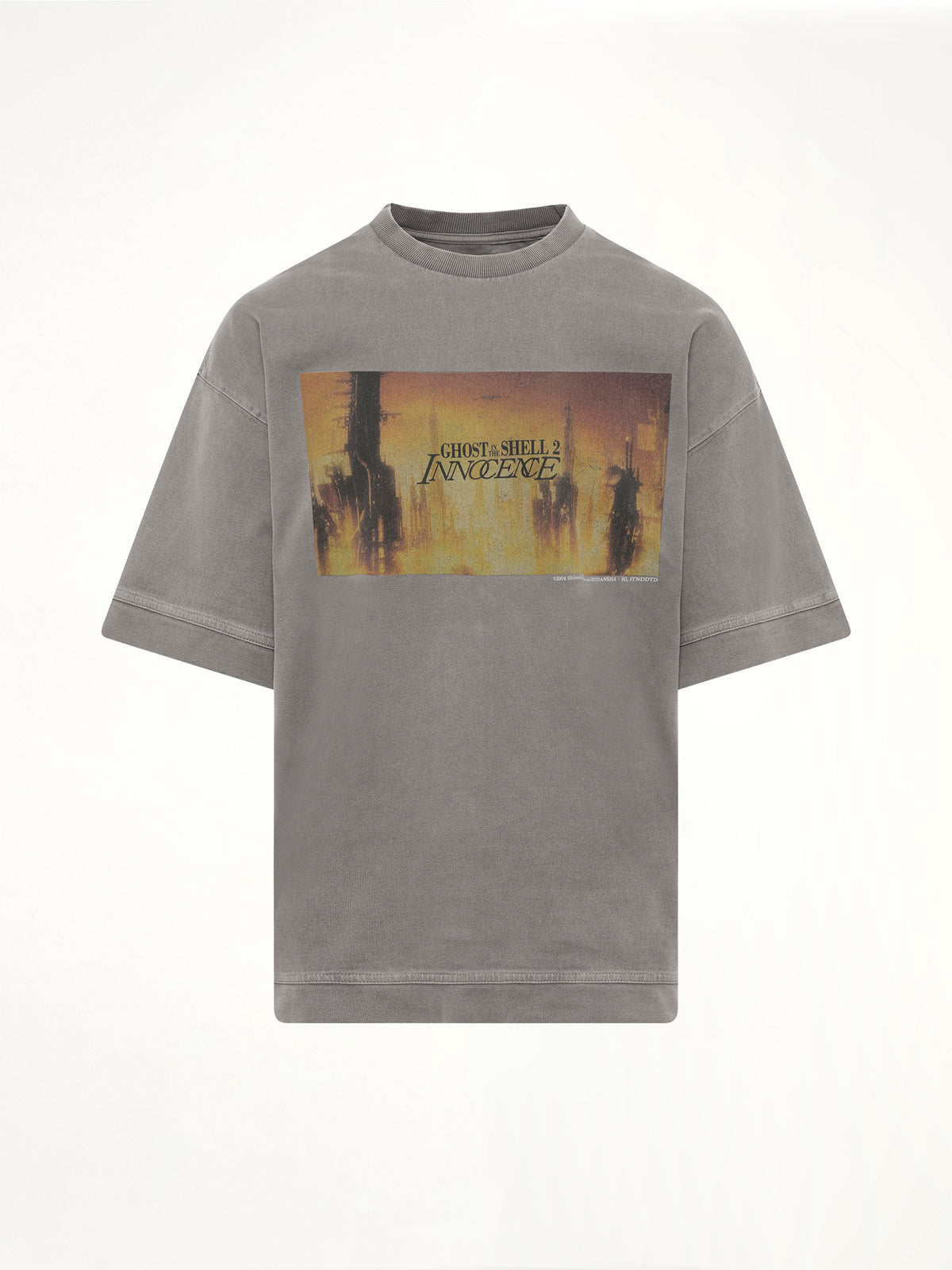 Ghost In The Shell Collab Semiover T-Shirt in Grey