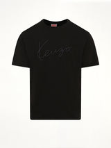 Gots Kenzo Big Signature Classic T-Shirt in Black