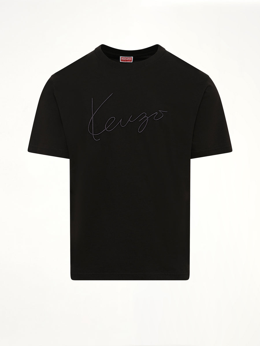Gots Kenzo Big Signature Classic T-Shirt in Black