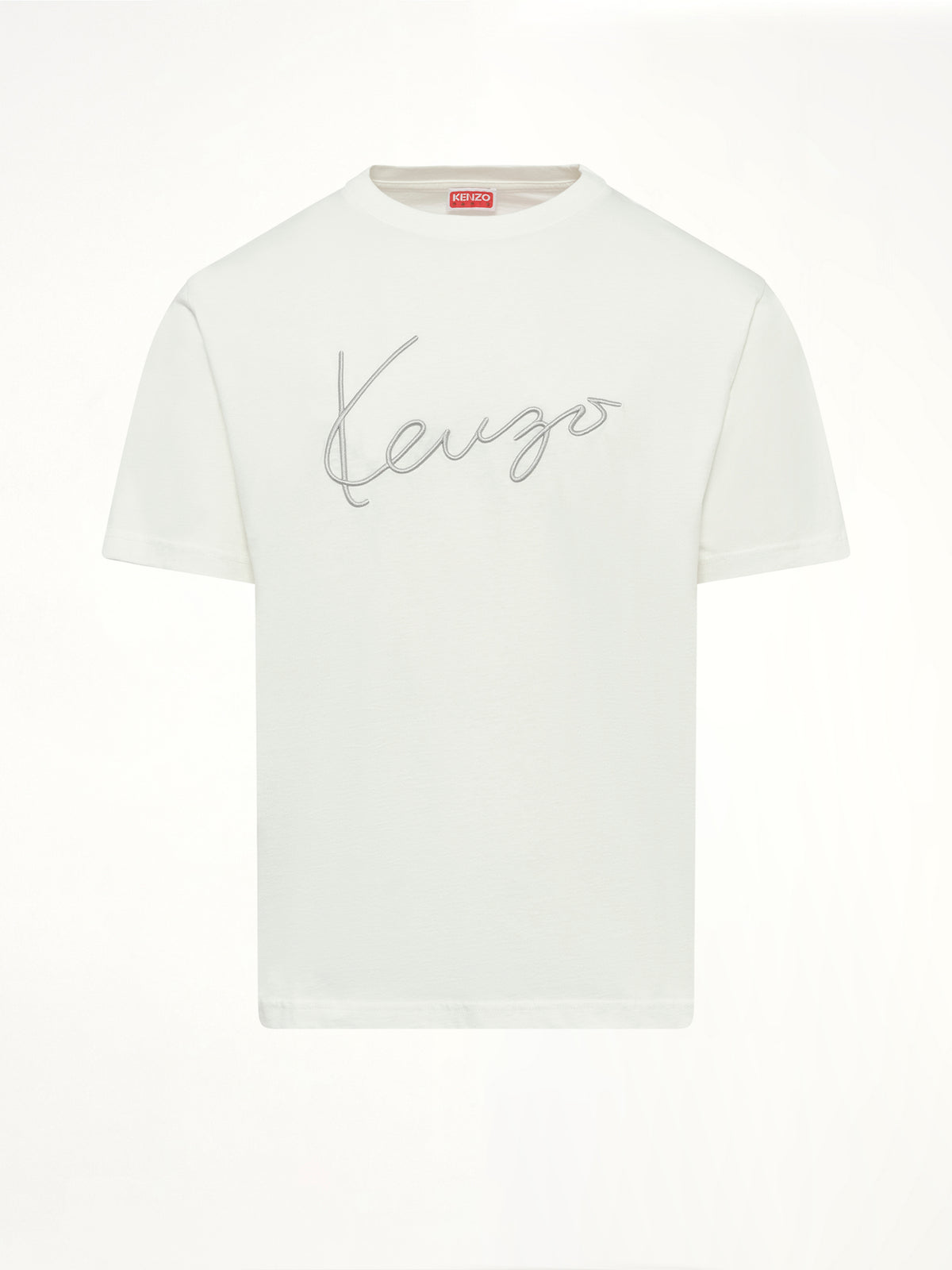 Gots Kenzo Big Signature Classic T-Shirt in Off White