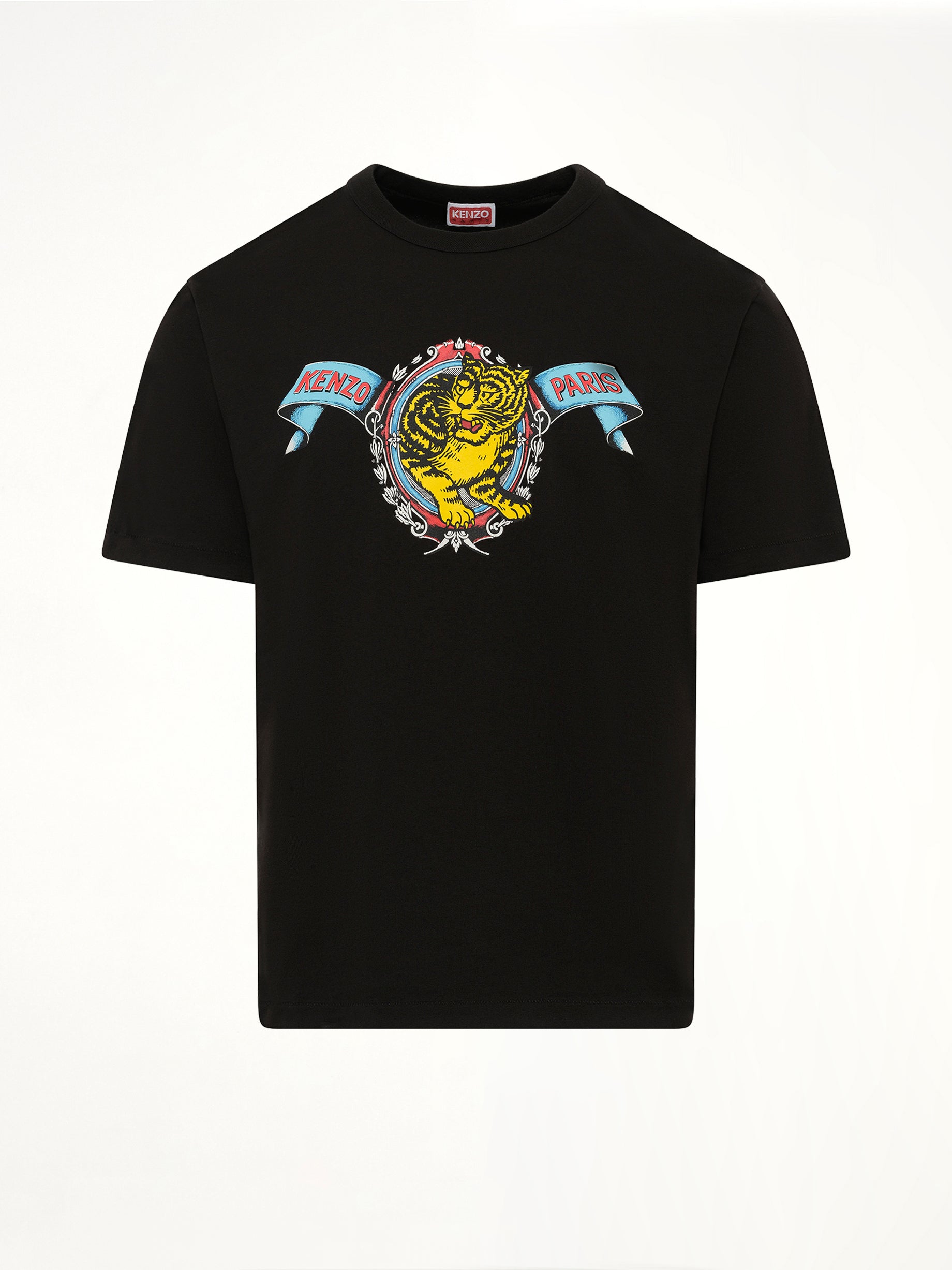 Gots Kenzo Jumping Tiger Classic T-Shirt in Black