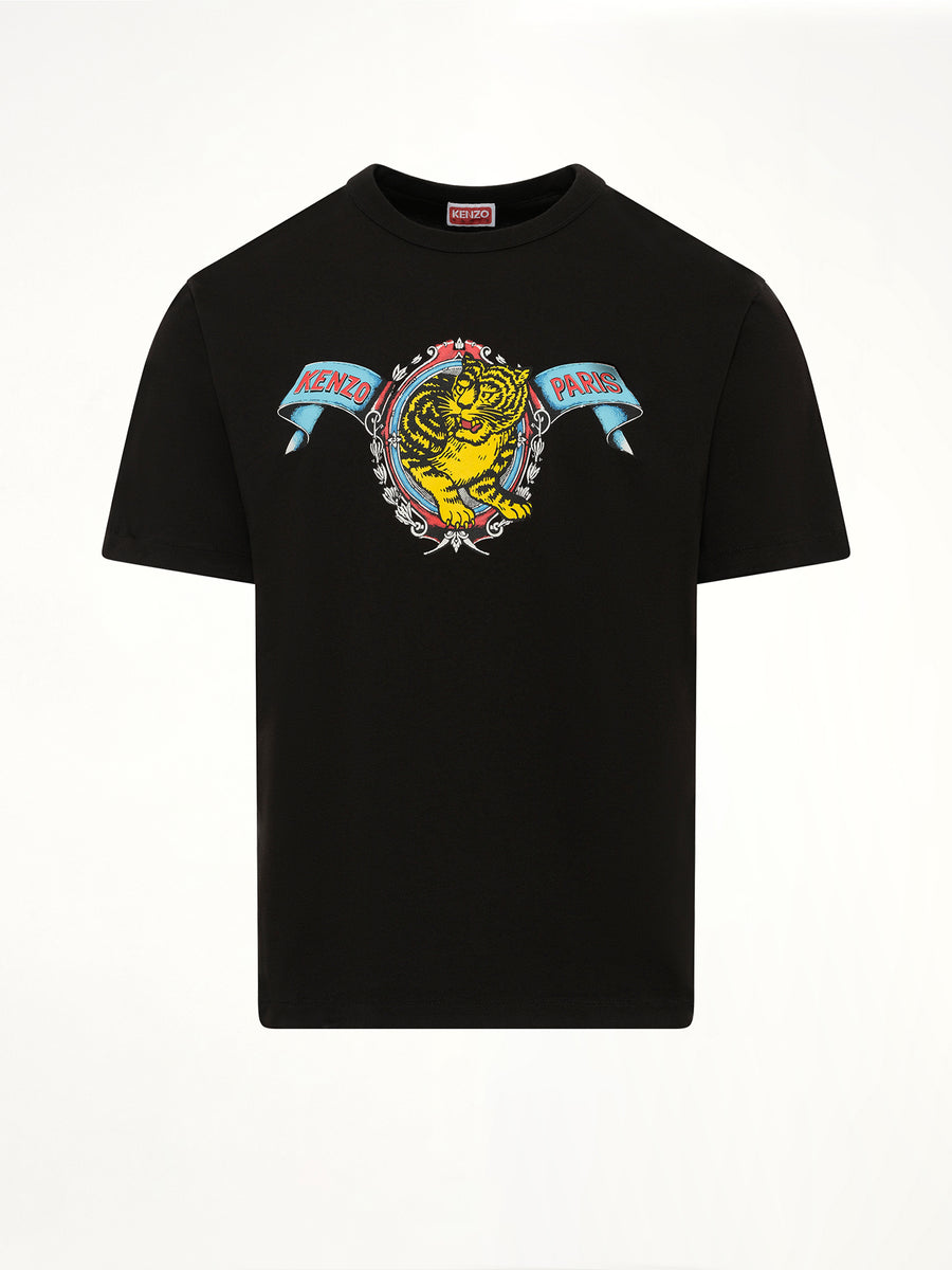 Gots Kenzo Jumping Tiger Classic T-Shirt in Black