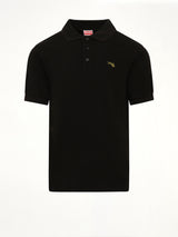 Gots Kenzo Jumping Tiger Slim Polo in Black