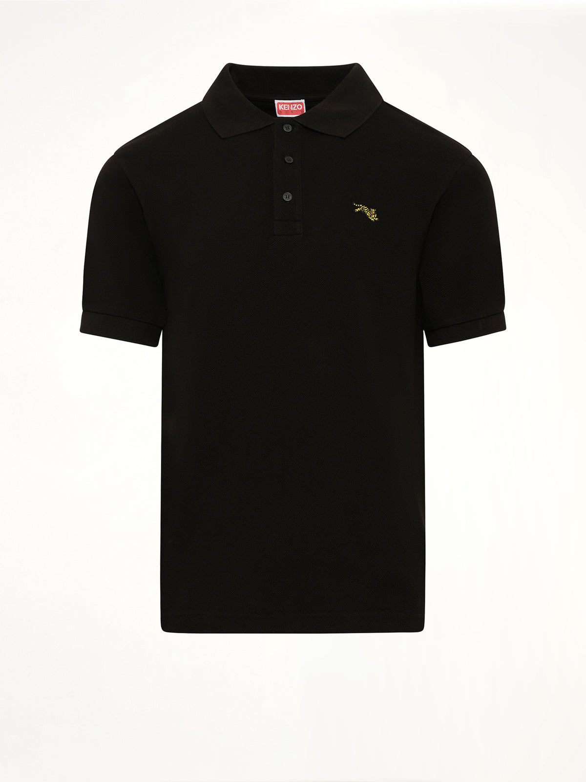 Gots Kenzo Jumping Tiger Slim Polo in Black