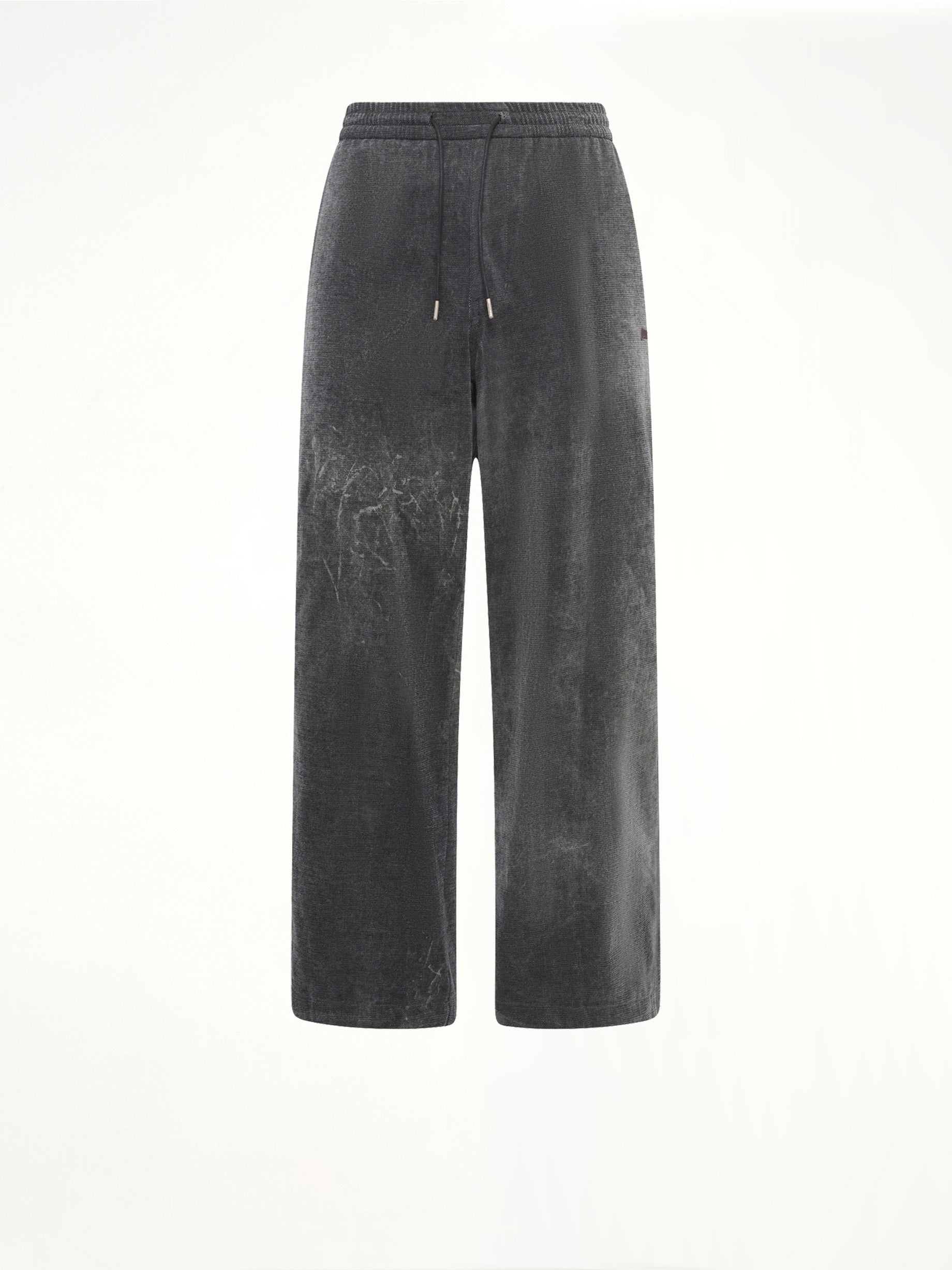 Soft-Touch Denim Trouser in Black