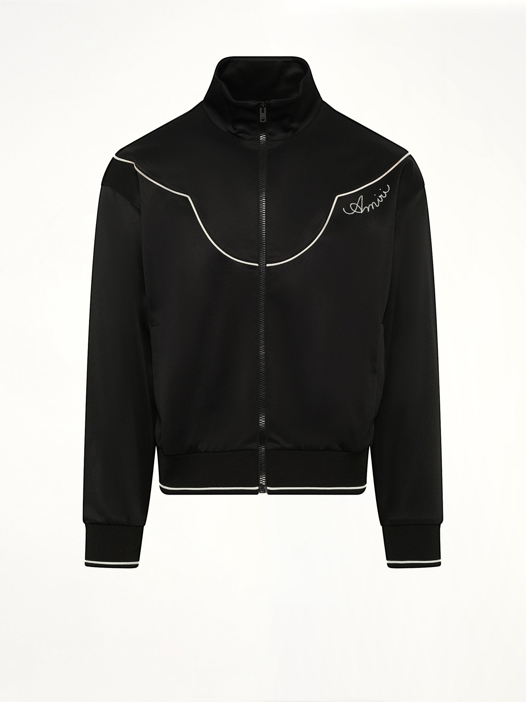 Western Track Jacket in Black