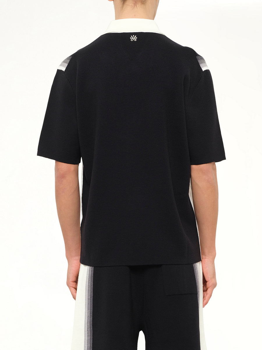 Amiri Lasso Knit Shirt in Black