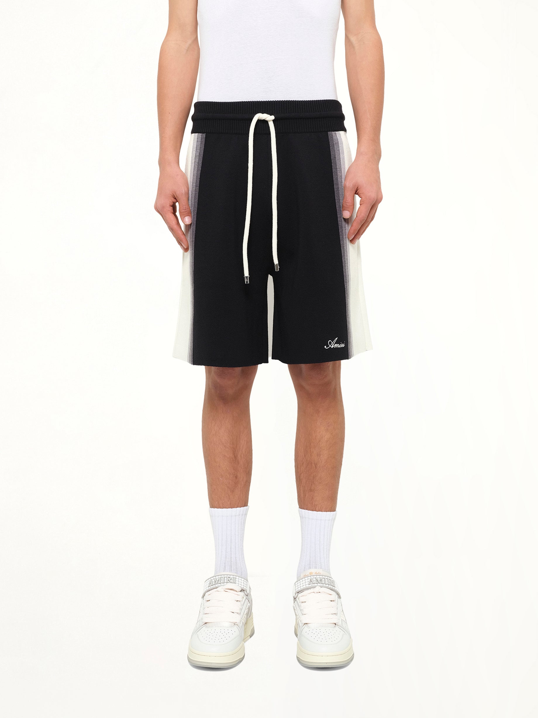Amiri Lasso Knit Short in Black