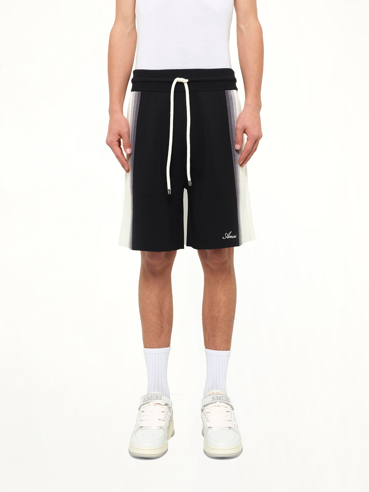 Amiri Lasso Knit Short in Black