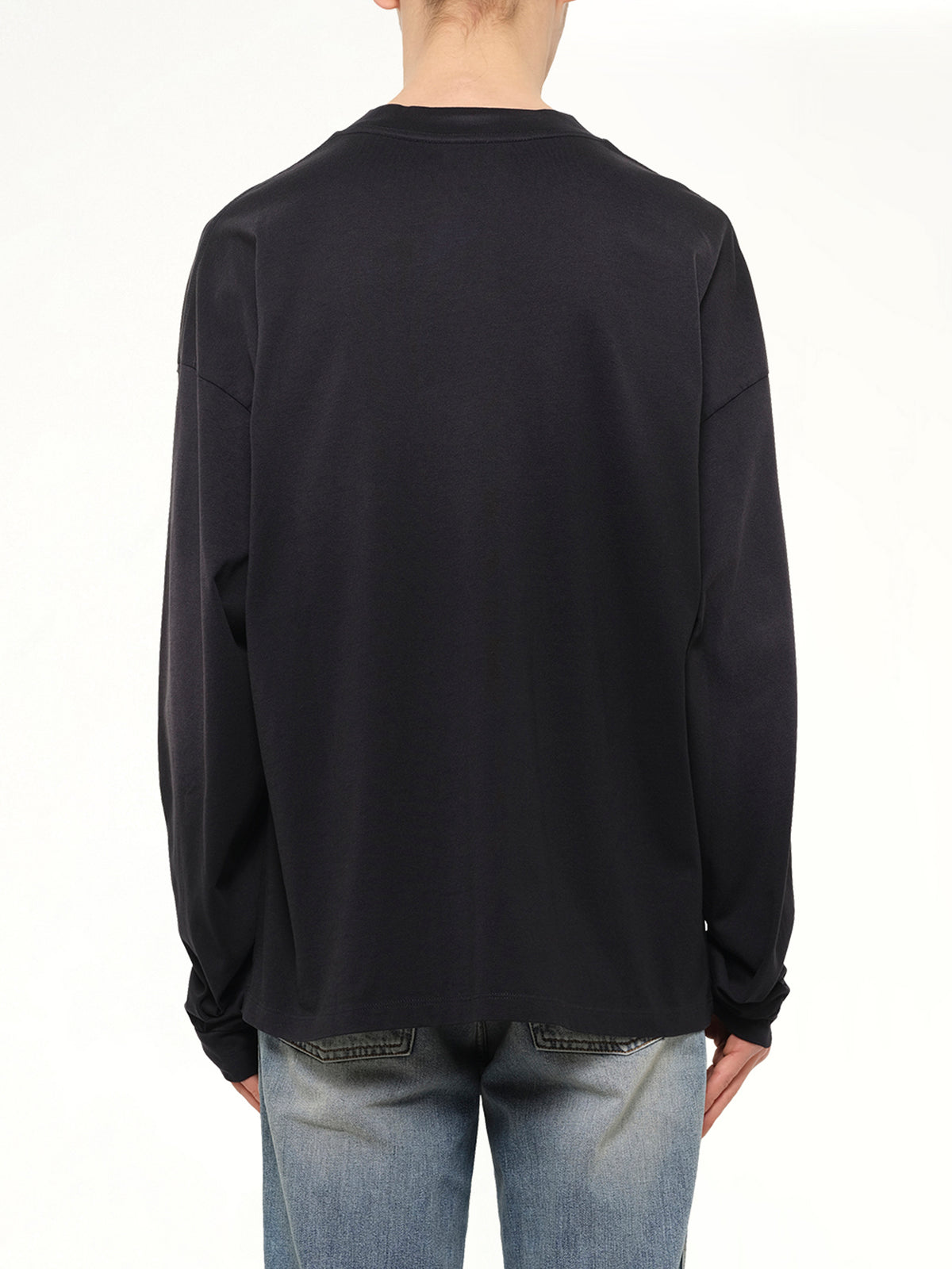 Amiri Script LS T-Shirt in Black