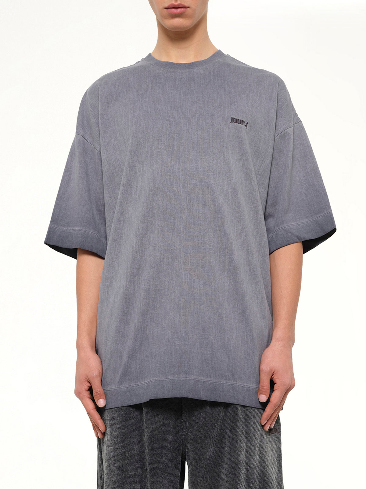 Archive De Juun.J Pigment Dyed Semiover T-Shirt in Navy