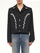 Cadet Western Jacket in Black
