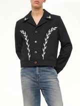 Cadet Western Jacket in Black