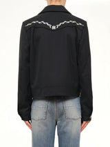 Cadet Western Jacket in Black