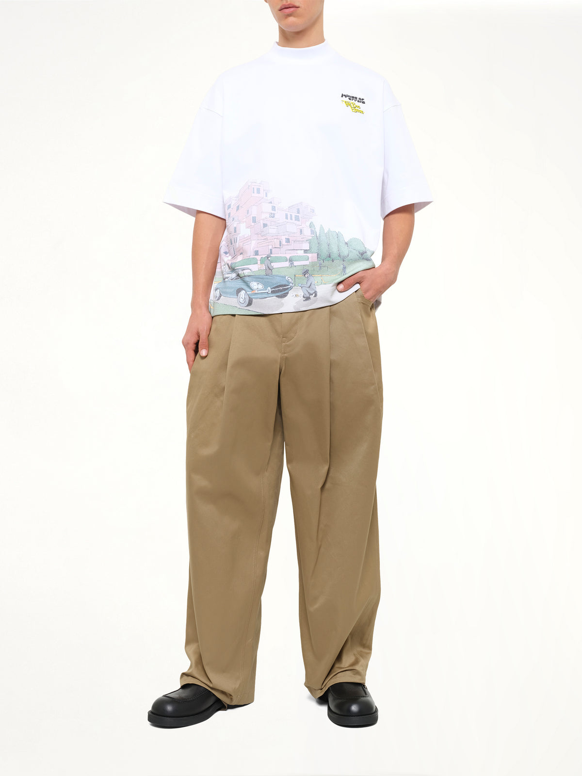 Crime Scene T-Shirt in White