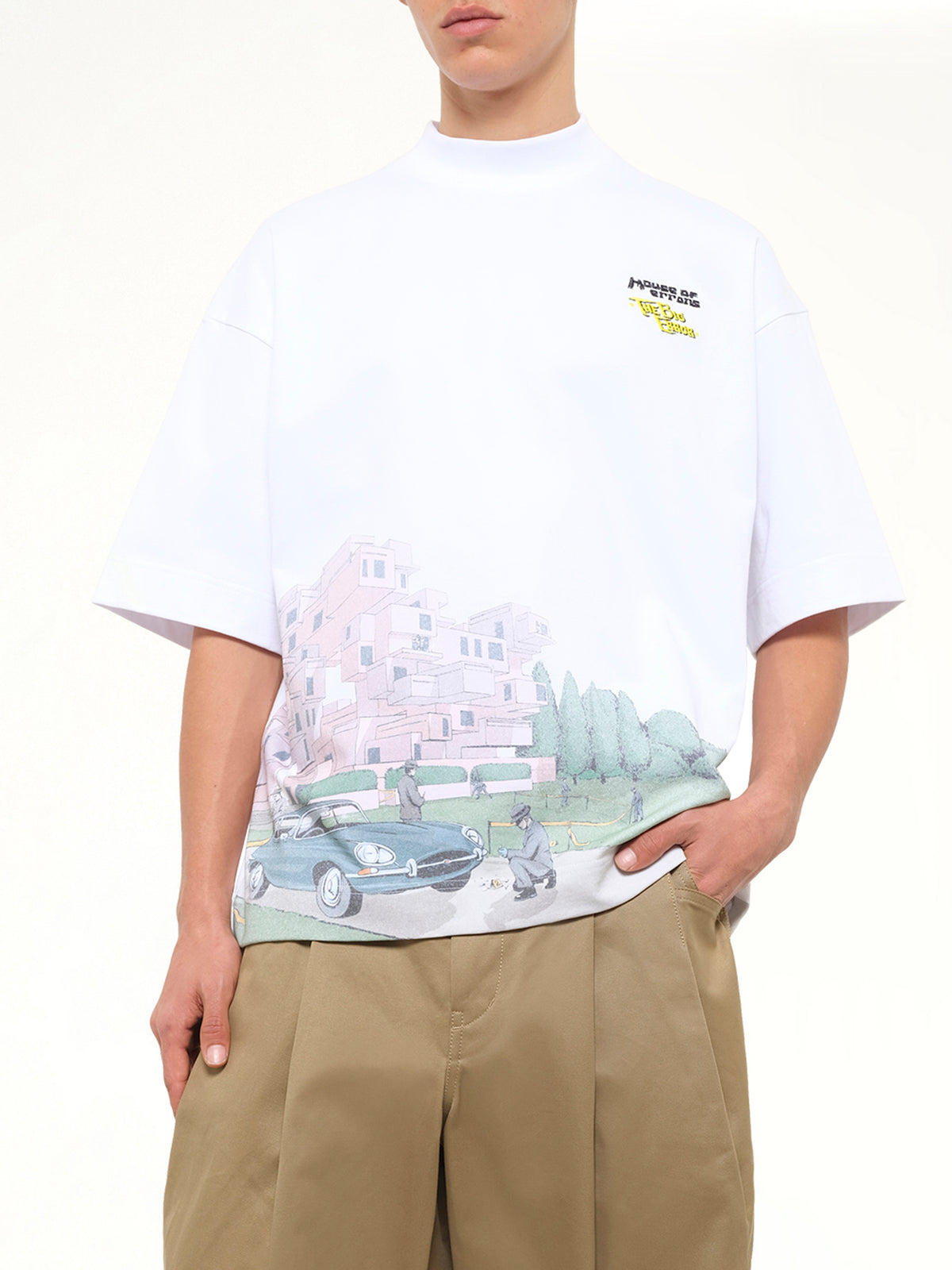 Crime Scene T-Shirt in White