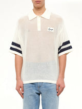 Crochet Polo in Off White