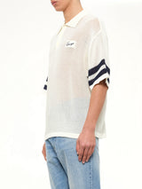 Crochet Polo in Off White