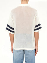 Crochet Polo in Off White