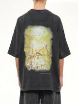 Ghost In The Shell Collab Overfit T-Shirt in Black