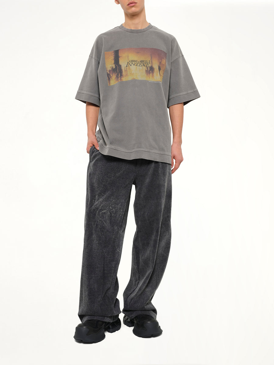Ghost In The Shell Collab Semiover T-Shirt in Grey