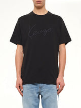 Gots Kenzo Big Signature Classic T-Shirt in Black