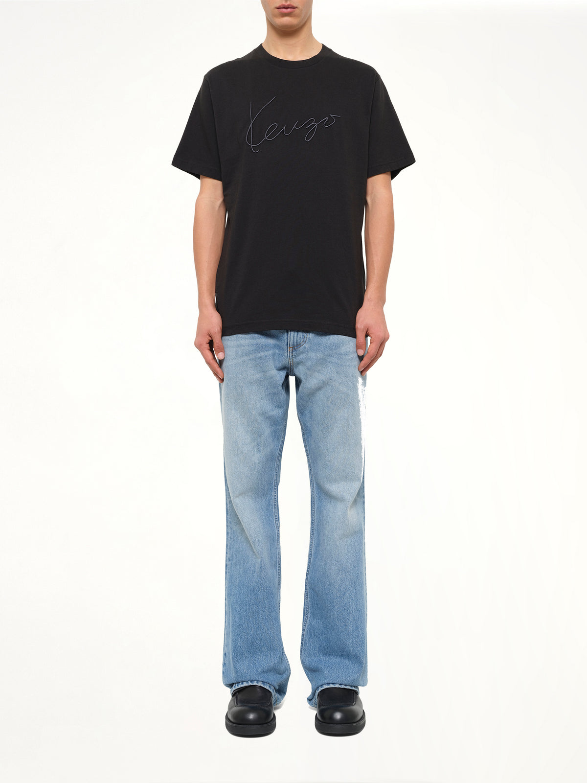 Gots Kenzo Big Signature Classic T-Shirt in Black