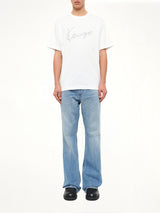 Gots Kenzo Big Signature Classic T-Shirt in Off White
