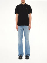 Gots Kenzo Jumping Tiger Slim Polo in Black